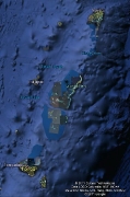 Tonga sett fra Google Earth