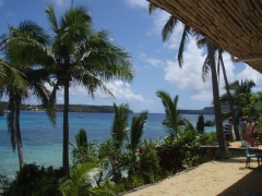 Utsikt fra en av de menge flotte øyene