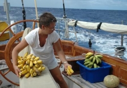 Vasking av bananer