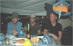 Fra venstre: Anders, Dennis og Lasse